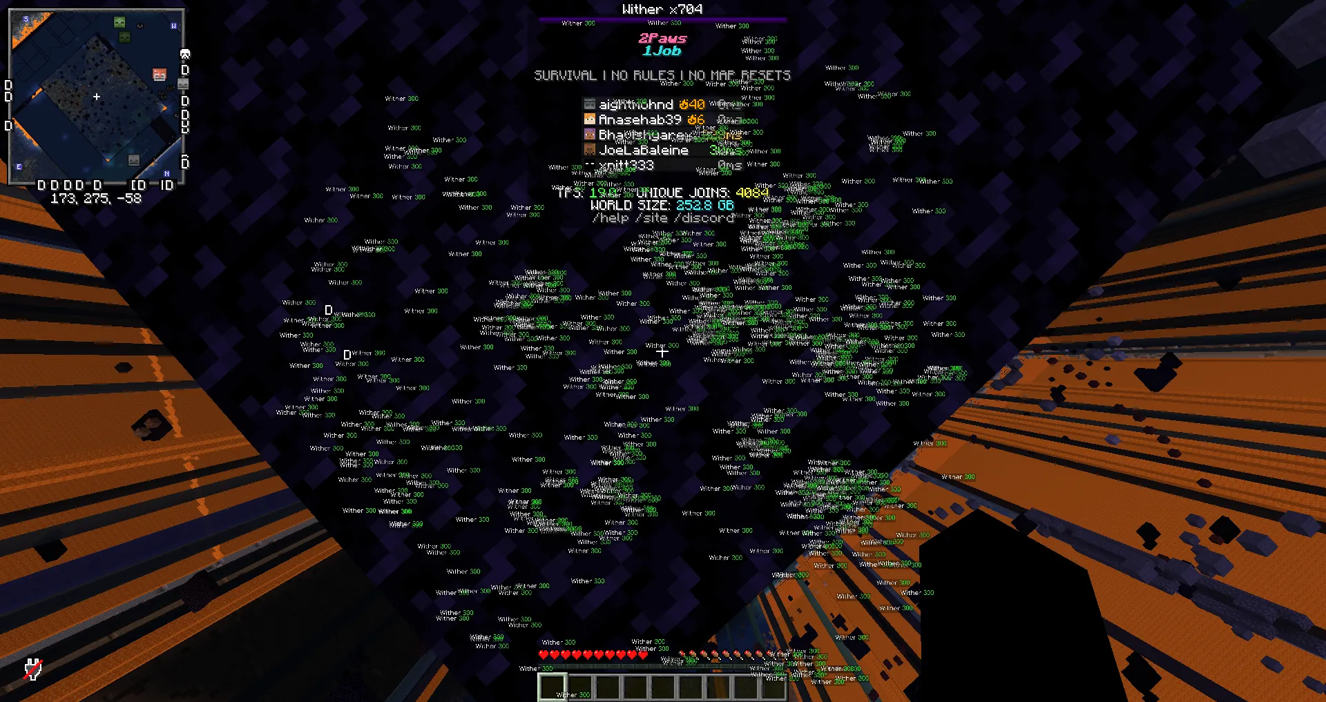 No fucking way 700+ withers